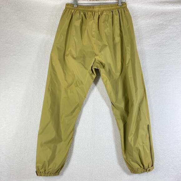 LL Bean Pants Mens Size XL Yellow Gold Lightweight Water Resistant Nylon Lined - Picture 9 of 16